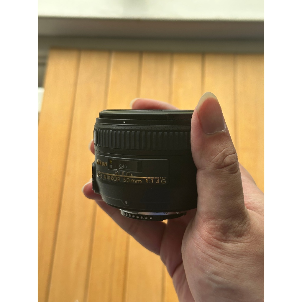 Lensa Nikon Nikkor AFS 50mm 1.4 like new