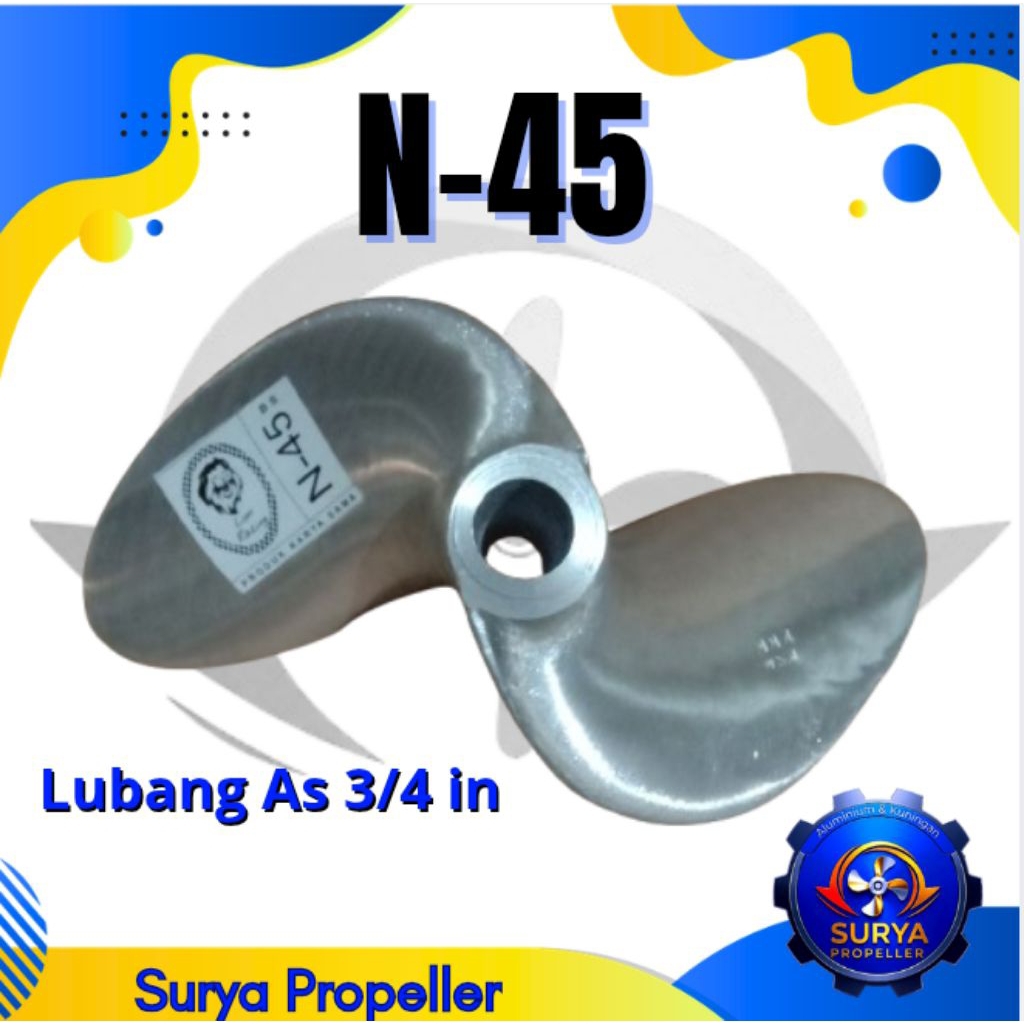 BALING-BALING KAPAL N.45 KIPAS BALAP KETINTING