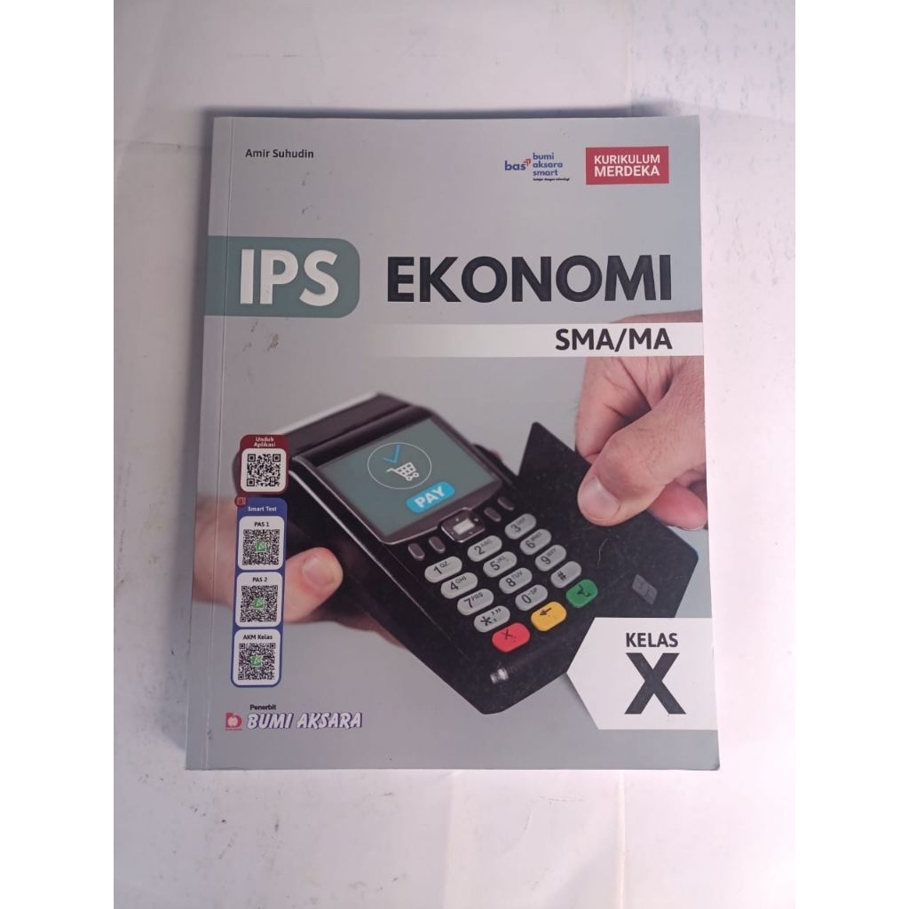 buku IPS ekonomi kelas 10 SMA penerbit Bumi Aksara kurikulum merdeka