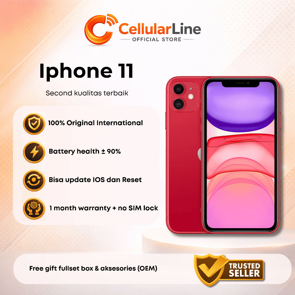 IP 11 64GB/128GB/256GB SECOND FULLSET MULUS ORIGINAL BERGARANSI