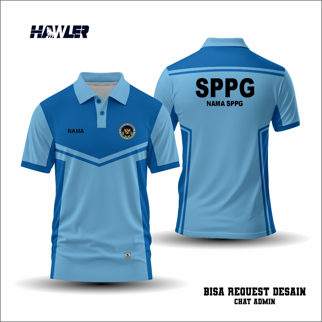 HAWLER APPAREL JERSEY WANGKI SPPG FULLPRINTING / KAOS POLO SPPG DRYFIT / JERSEY SPPG COSTUM