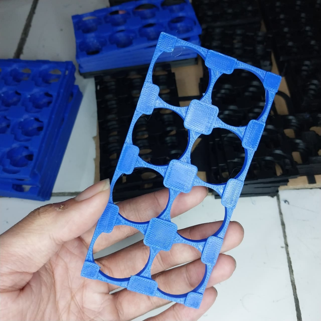 holder baterai 26650 4x2, holder baterai 26650 2x4