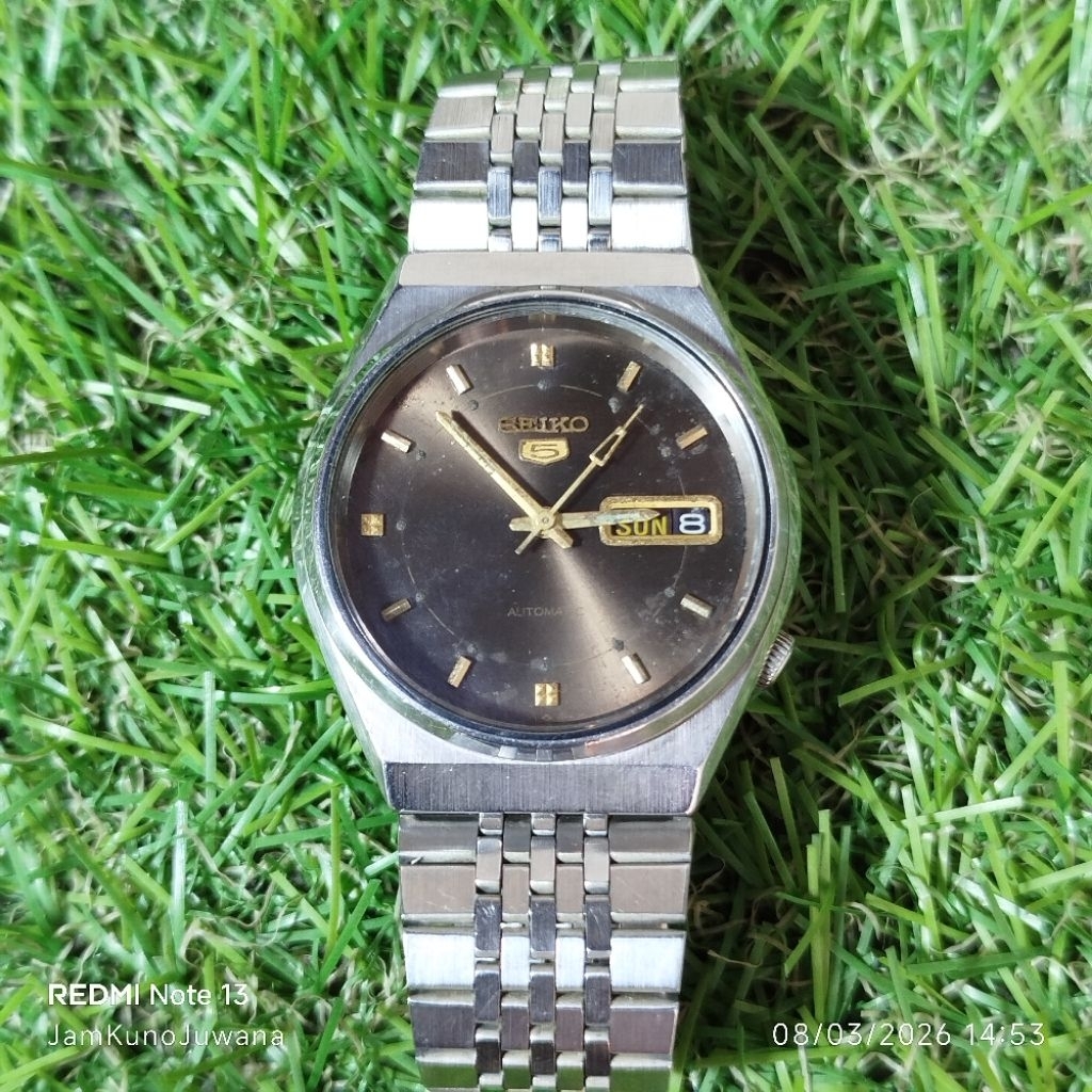 jam tangan vintage Seiko 5 Automatic 6309 17 jewels