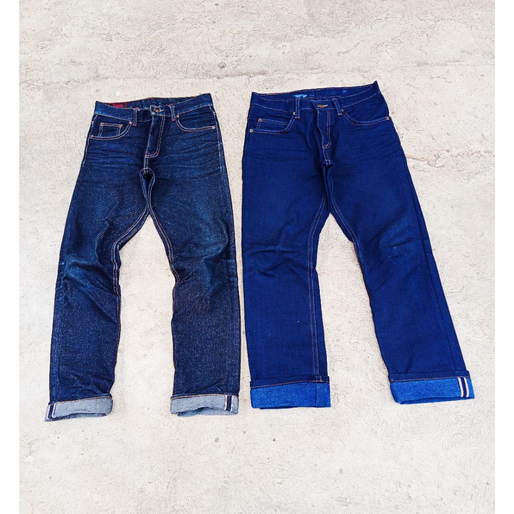 CELANA DENIM NOS 16 OZ SIZE 31,CELANA DENIM HANMADE 15OZ SIZE 30