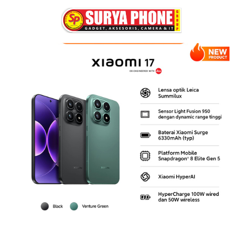 XIAOMI 17 RAM 12GB | 256GB