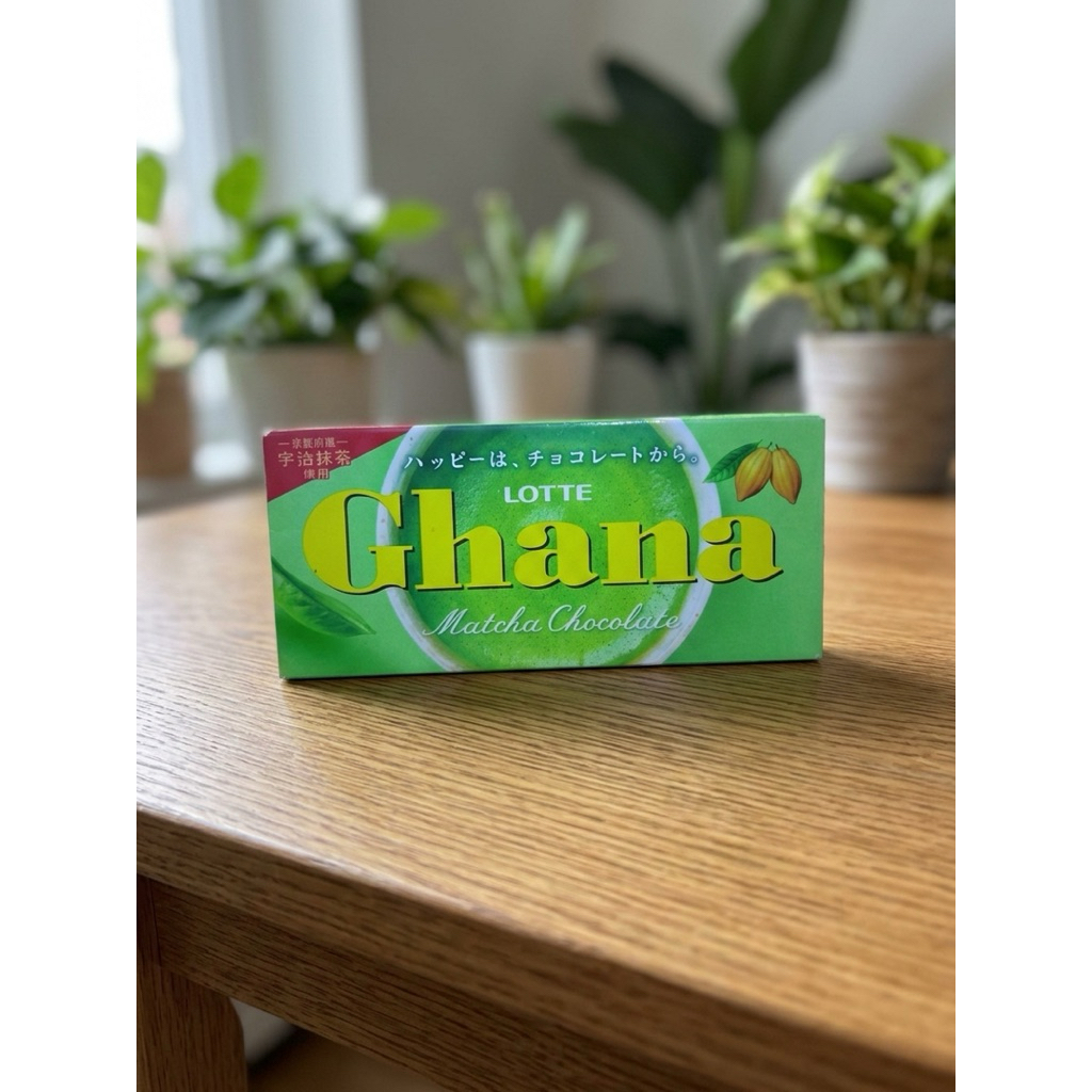 Lotte Ghana Matcha Chocolate