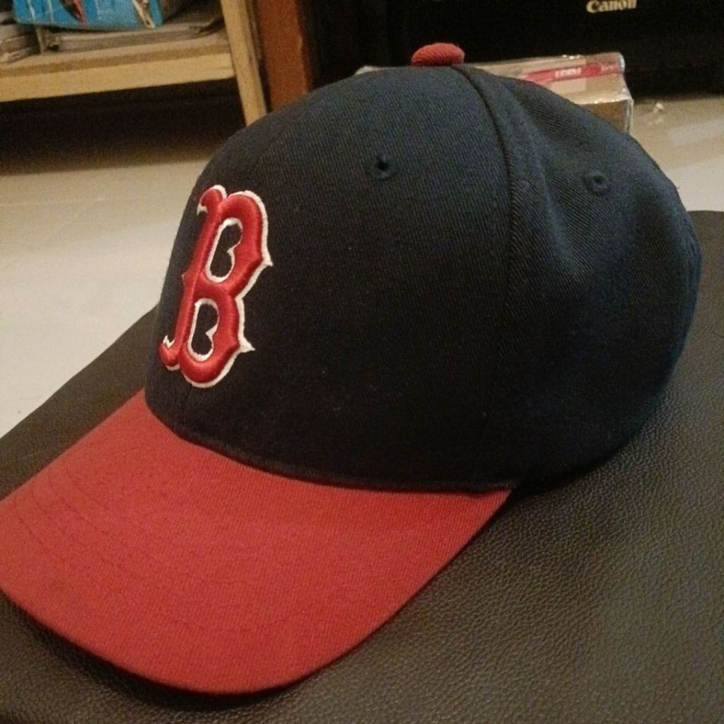 topi caps mlb Boston red sox dark navy red