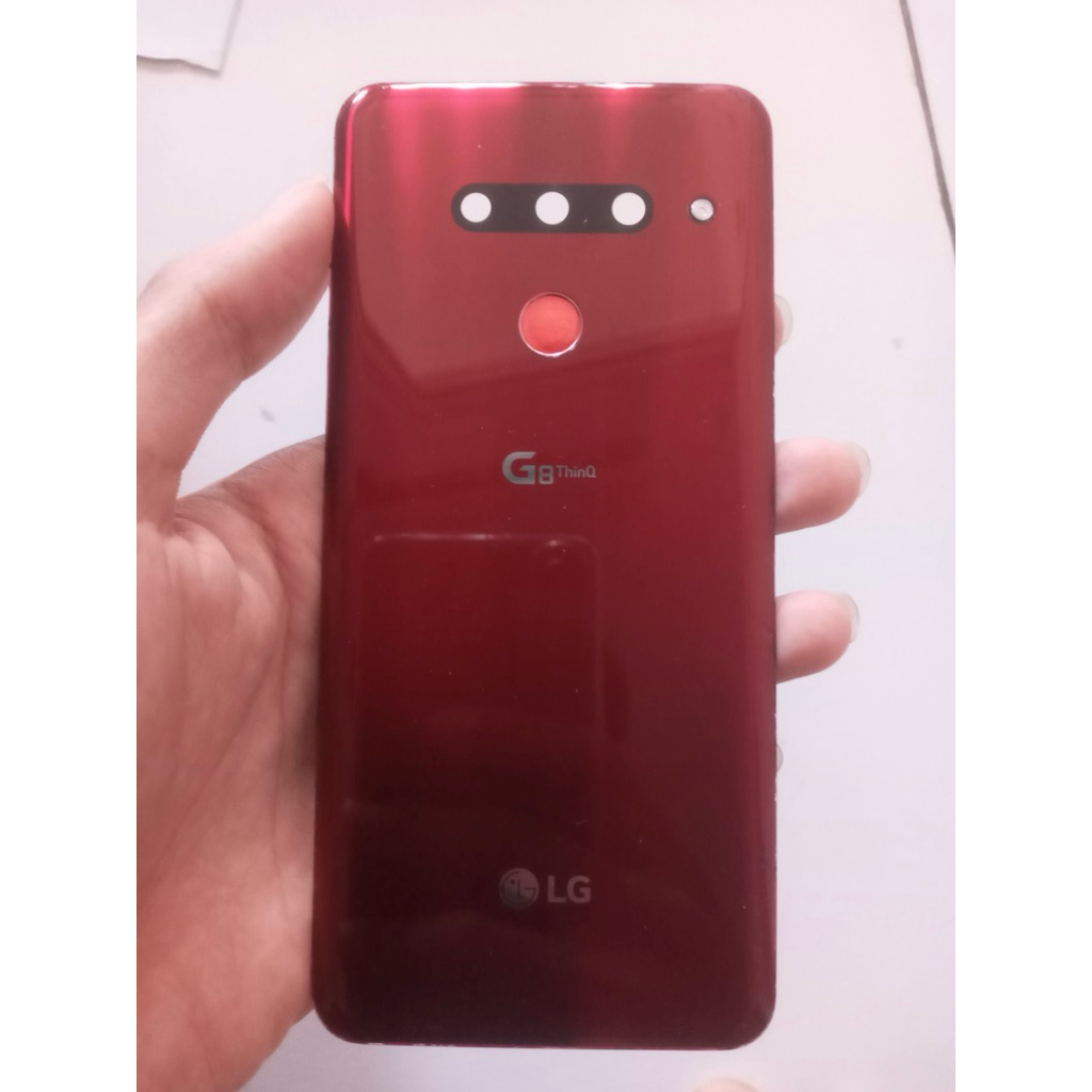 backdoor + fingerprint LG G8 Triple camera color red