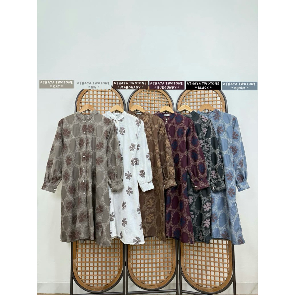 LOCANA LABEL ATHAYA & EMBOSS BLOUSE & TUNIK