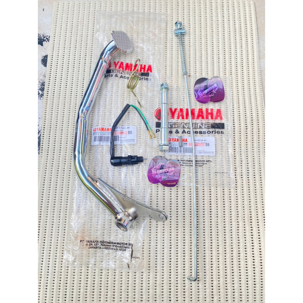 5TP PEDAL REM BELAKANG LENGKAP KAWAT AS PIR SWIT REM BELAKANG JUPITER Z JUPITER Z BURHAN VEGA R NEW