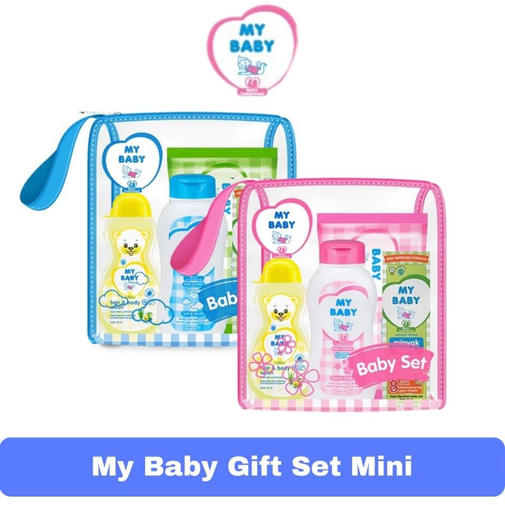 My Baby Set Mini Travel - 1 Paket My Baby Kemasan Mini 4in1