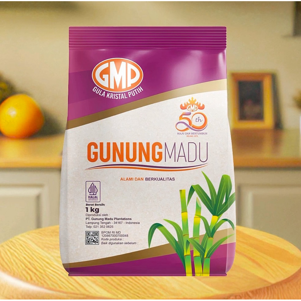 Gula Pasir GMP / Gula Pasir Gunung Madu 1kg