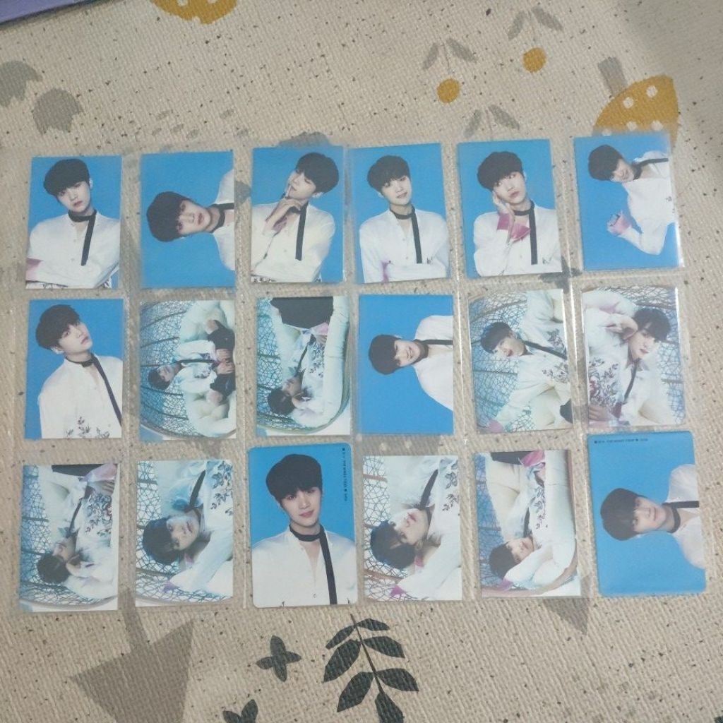 BTS Suga Wings Tour trading card complete set with sticker