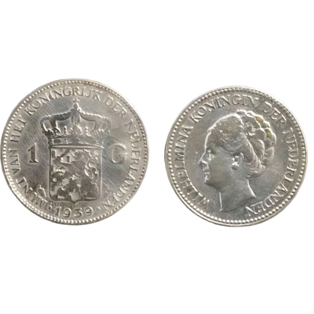 Uang Koin Kuno Belanda Ratu Wilhelmina Tahun 1931
