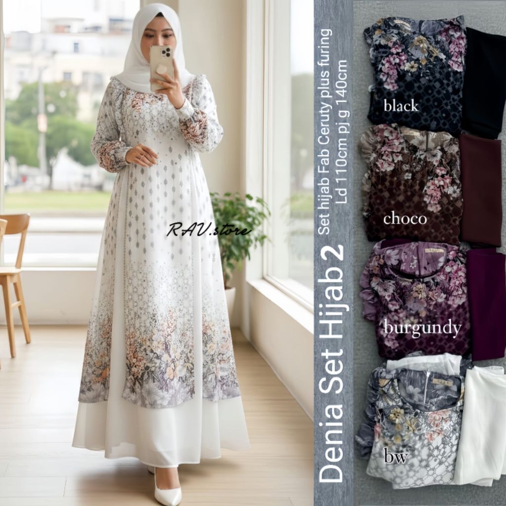 DENIA/ RIFANI/ YESI/ MALYA/ RADINA SET HIJAB BY ANNI