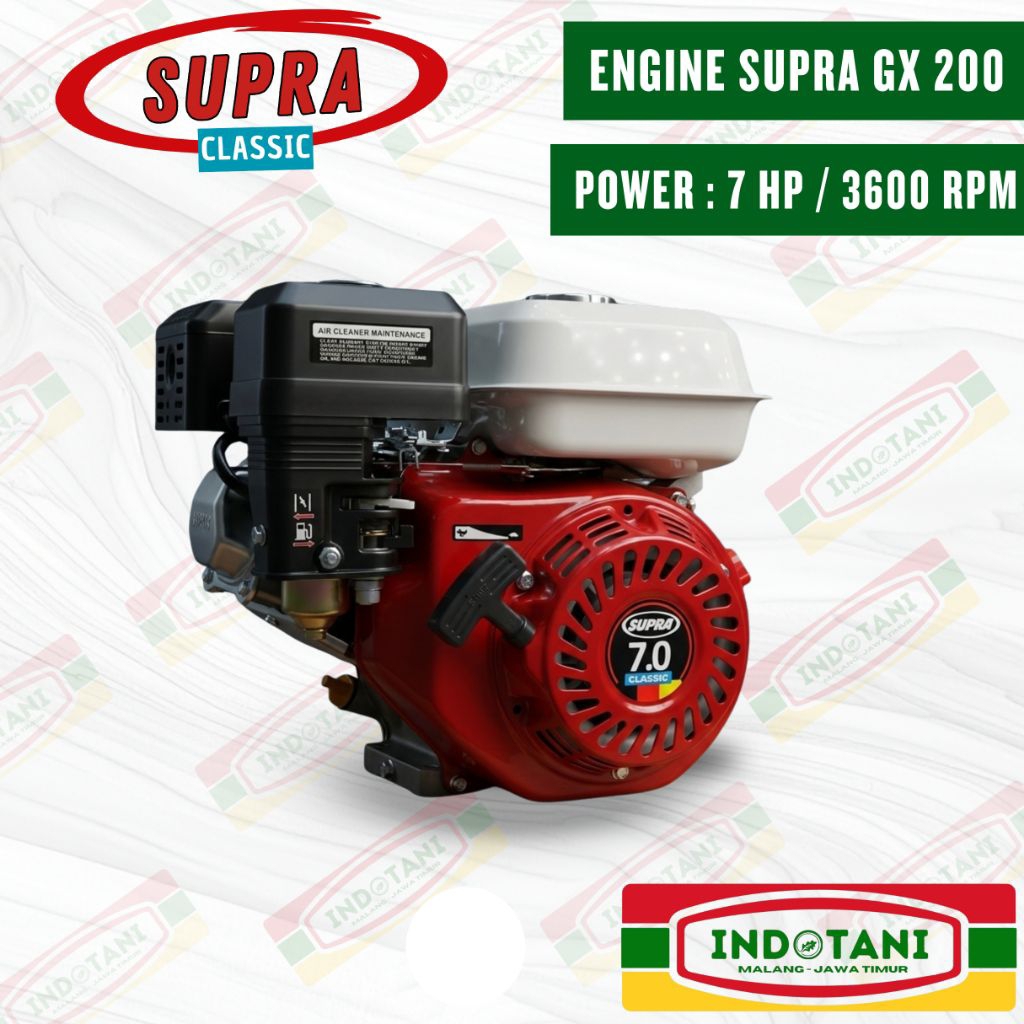Penggerak SUPRA GX200 / Engine SUPRA GX200 / Mesin Desel / Mesin Penggerak / Mesin Disel