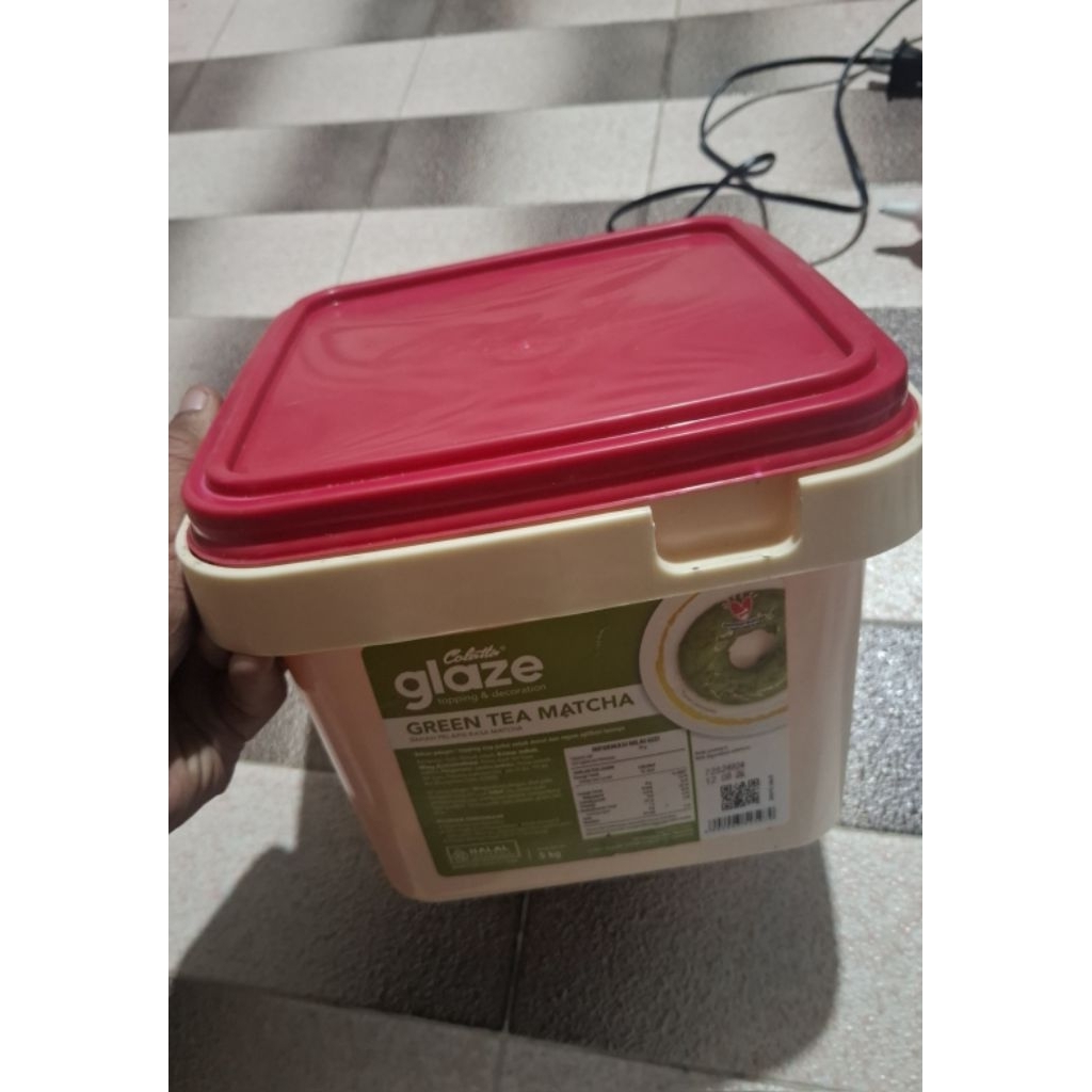 Timba / ember bekas glaze kotak kemasan 5kg