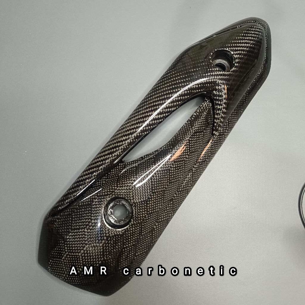 COVER TAMENG KENALPOT CARBON ORI BEAT KARBU KVY CARBON KEVLAR