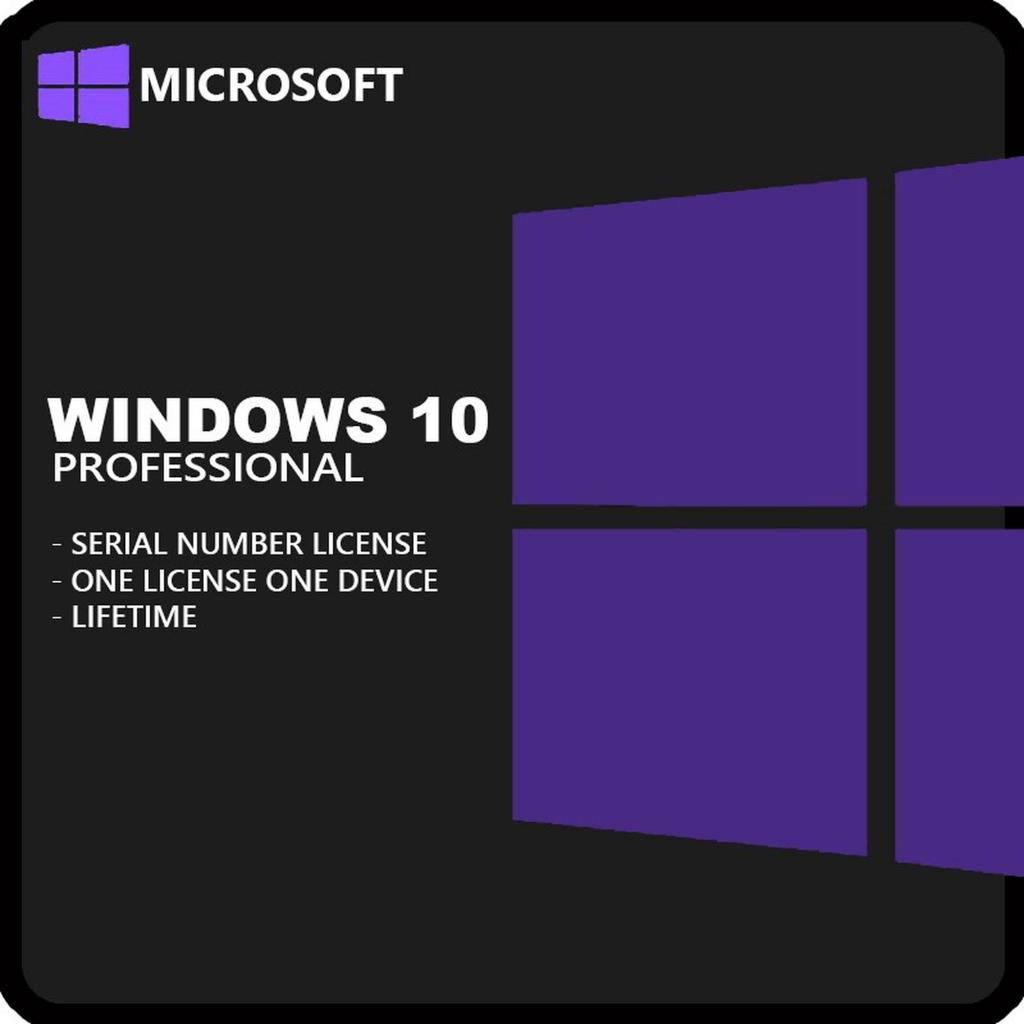 Windows 10 Pro Professional Original Permanent Lisensi Key - lisensi saja