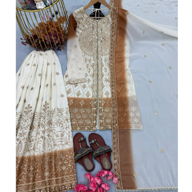 Baju setelan celana palazzo model india