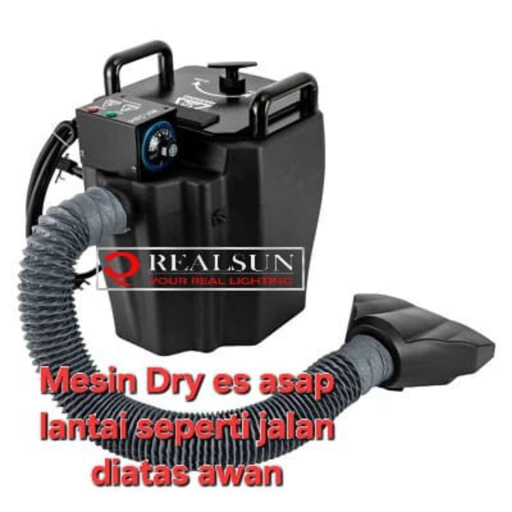 Machine Dry es 3500watt / Mesin asap Bawah seperti effect awan dapat selang spiral asap nya gak naik