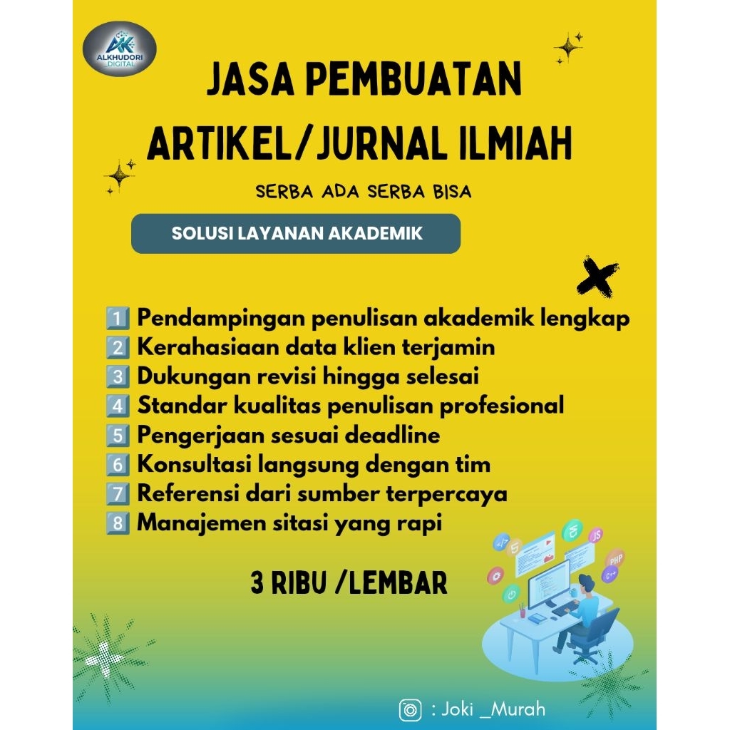 JOKI Artikel/Jurnal Ilmiah Tugas kuliah