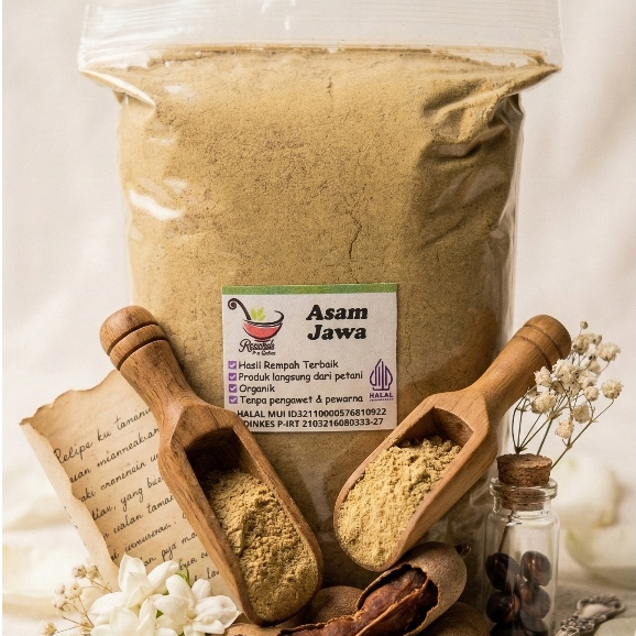 Asam Jawa Bubuk 1 Kg - Rempah Bu Risma