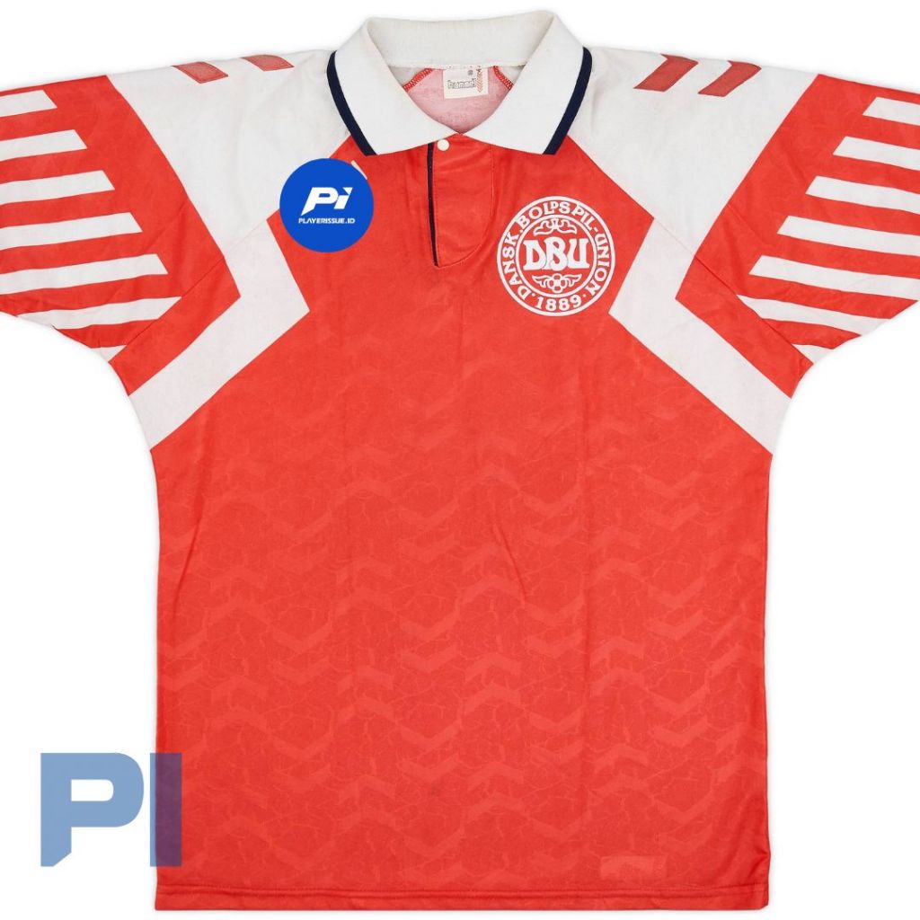 Jersey Bola Denmark DENMARKKK HOME 1992 Retro