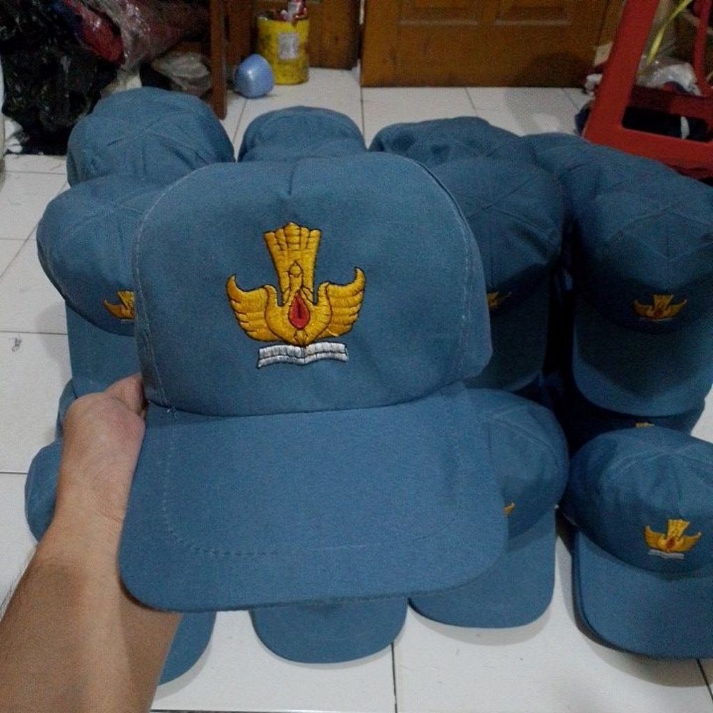 TOPI SMA TOPI SMK BORDIR ISI 10 PCS