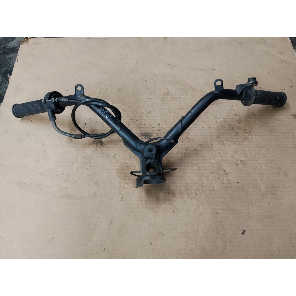 setang setir honda supra x 125 helm in ori bekas copotan motor