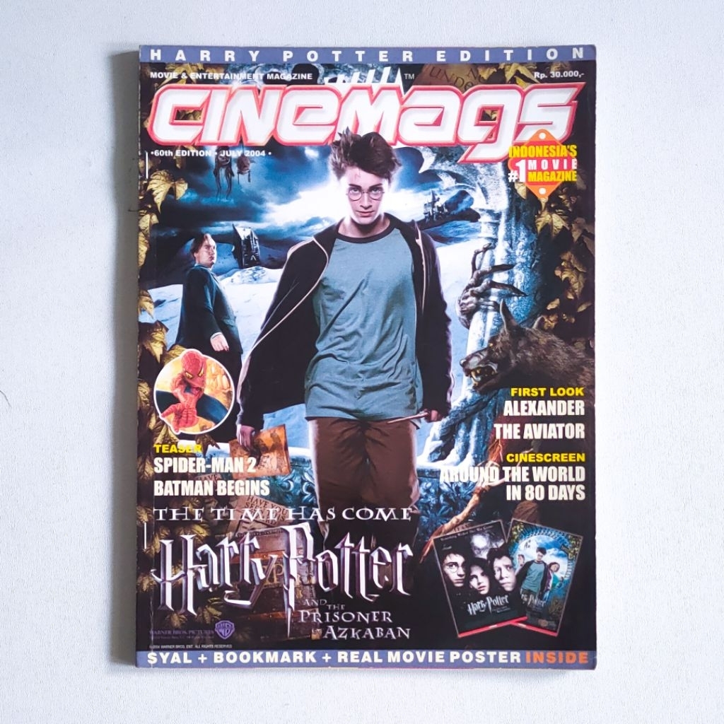 Majalah CINEMAGS Edisi 60 Juli 2004 Harry Potter and The Prisoner of Azkaban