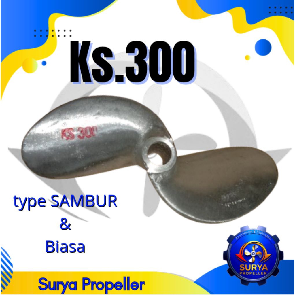 propeller ks.300 baling-baling kipas kapal perahu nelayan
