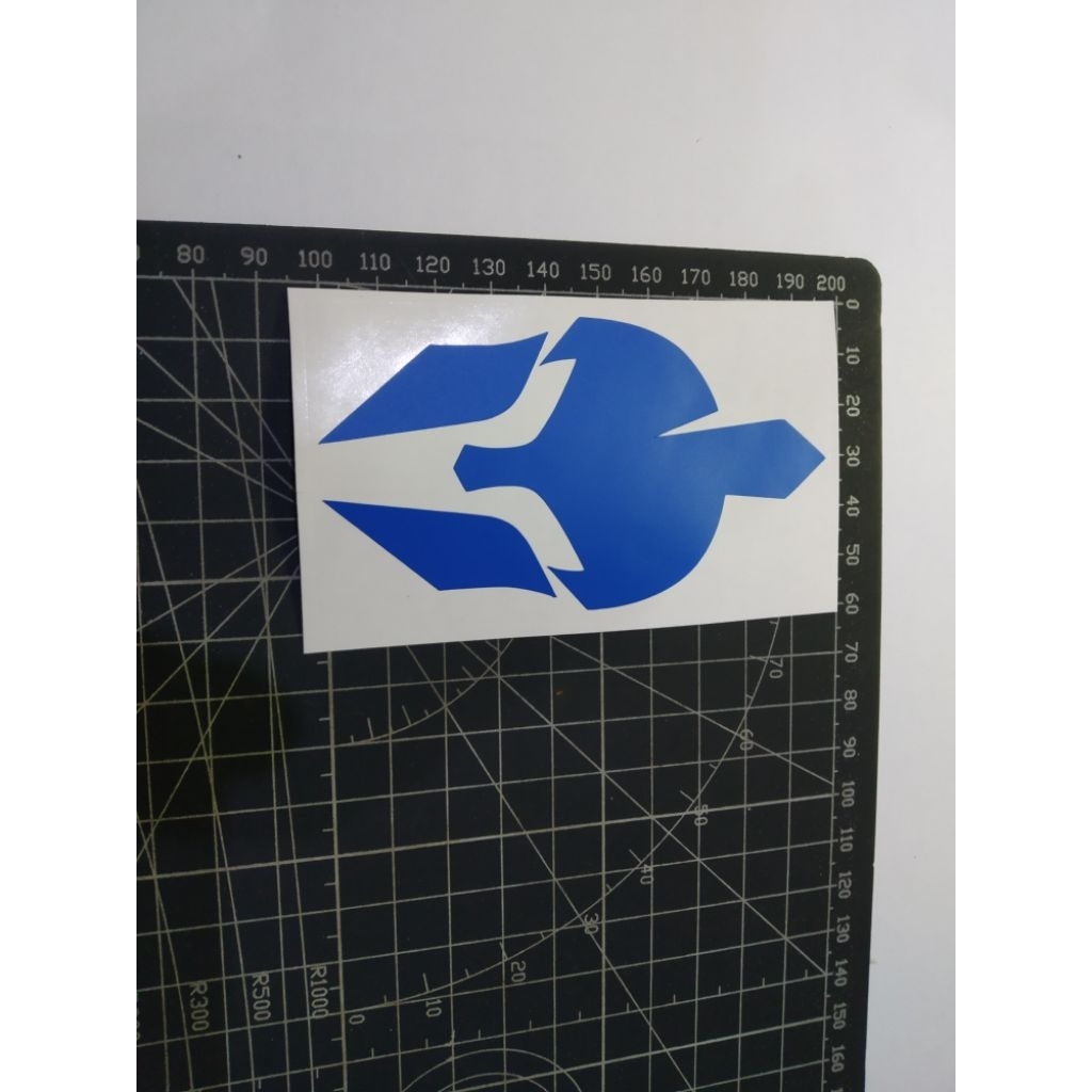 stiker cutting spartan helmet