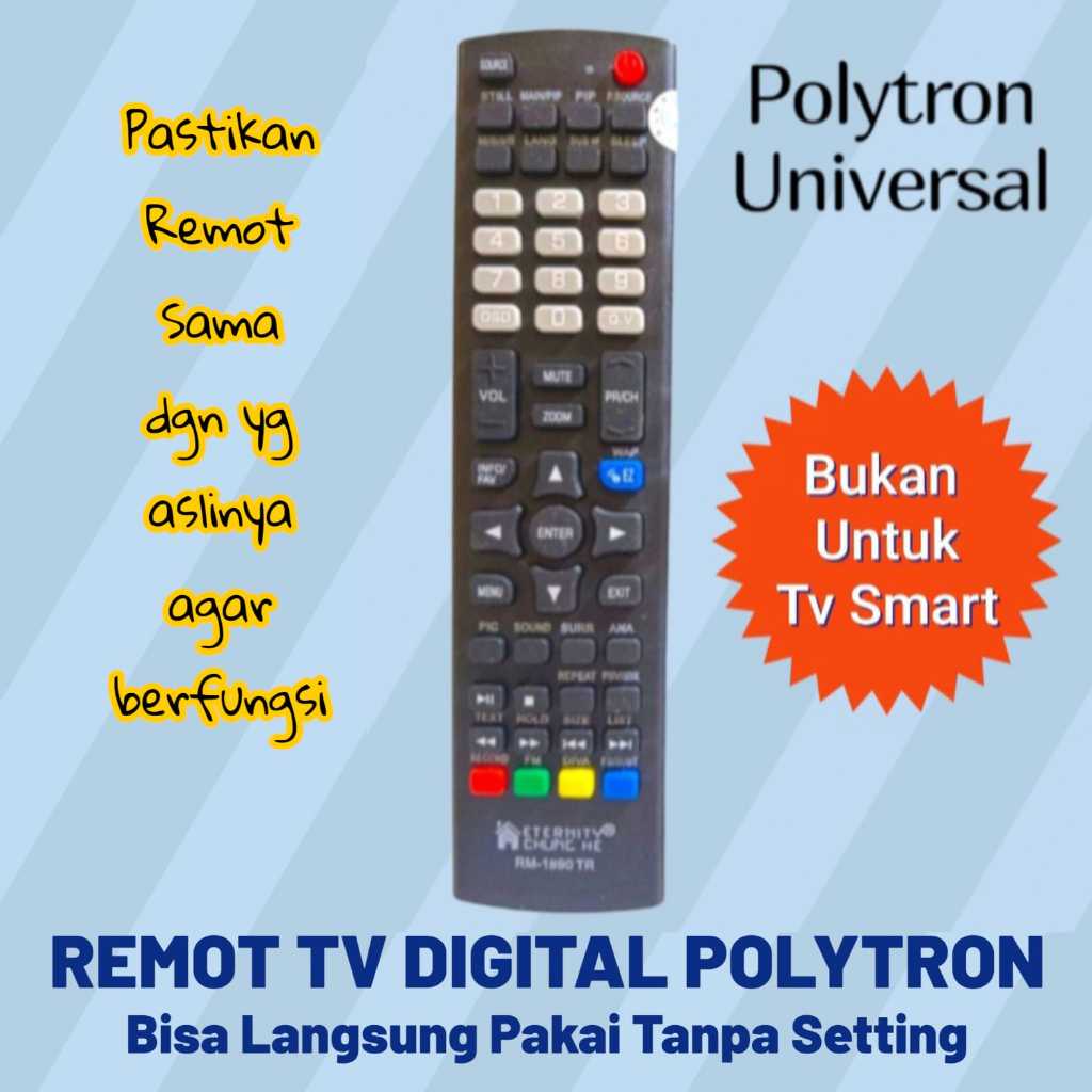 Remot Semua Tv Lcd Led Digital Polytron