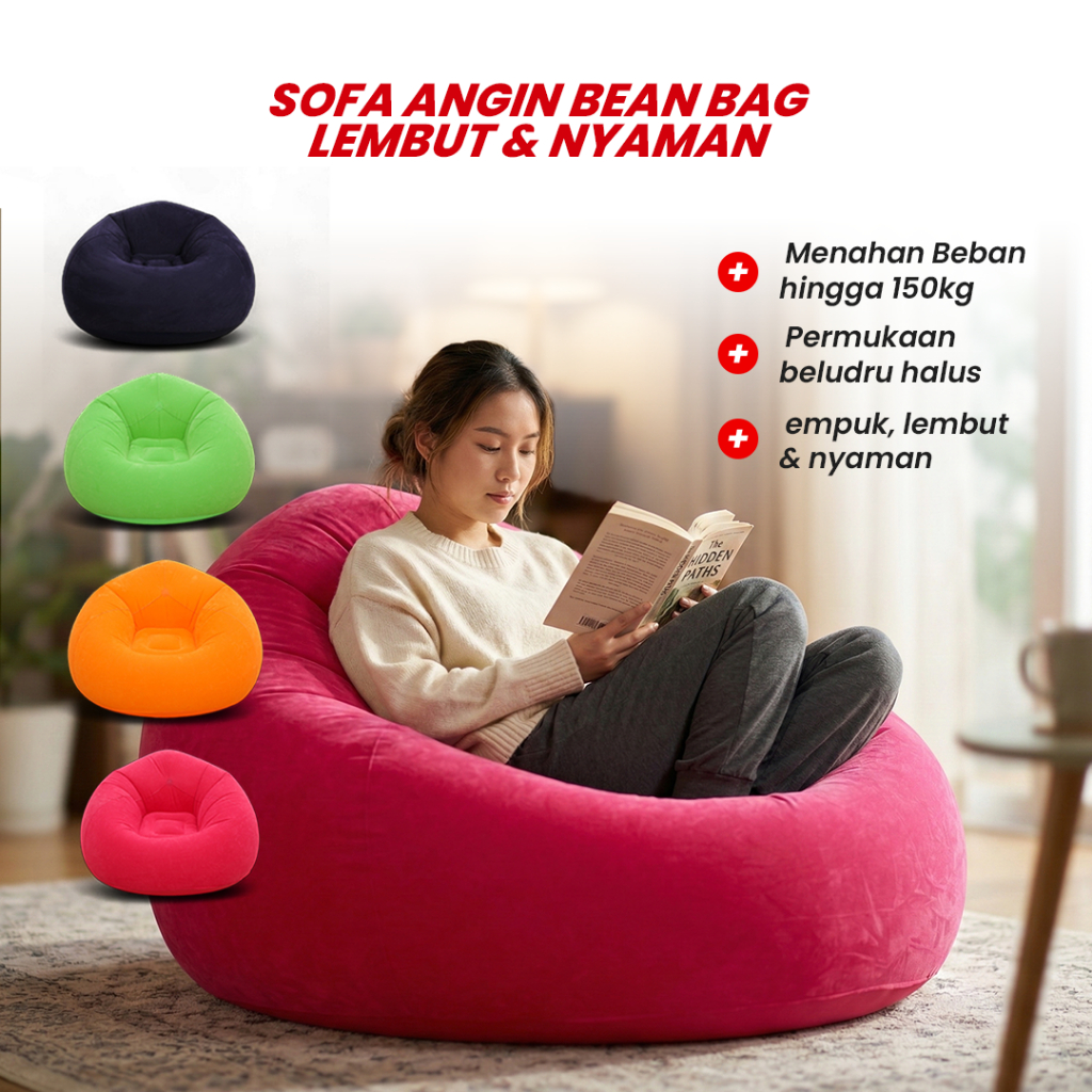 Sofa Angin Bean Bag - Nyaman untuk Santai & Bersantai
