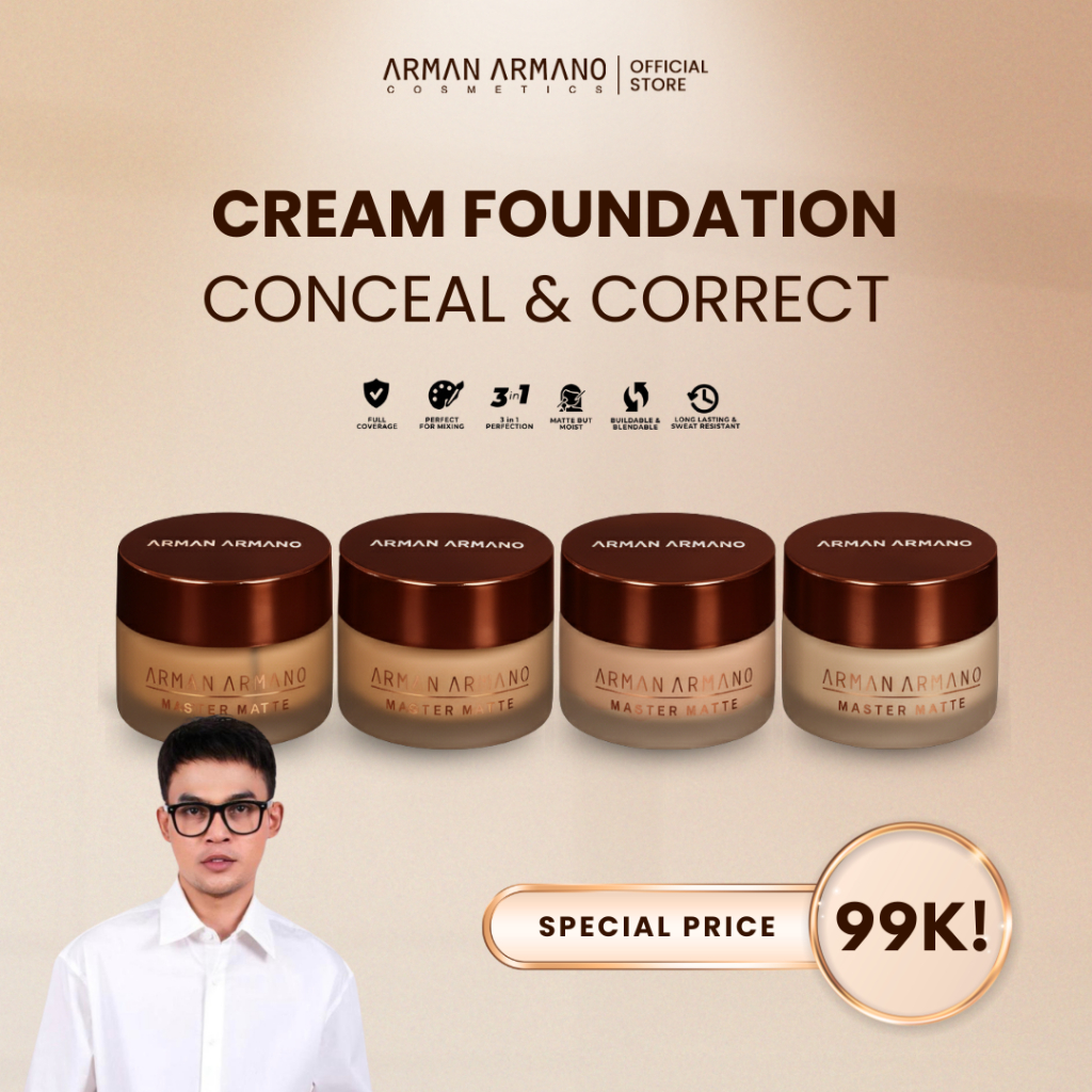 ARMAN ARMANO CREAM FOUNDATION CONCEAL & CORRECT