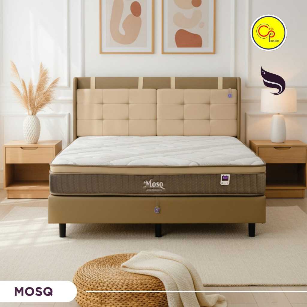 Tempat Tidur Kasur Springbed Angel Mosq King Size Anti Nyamuk