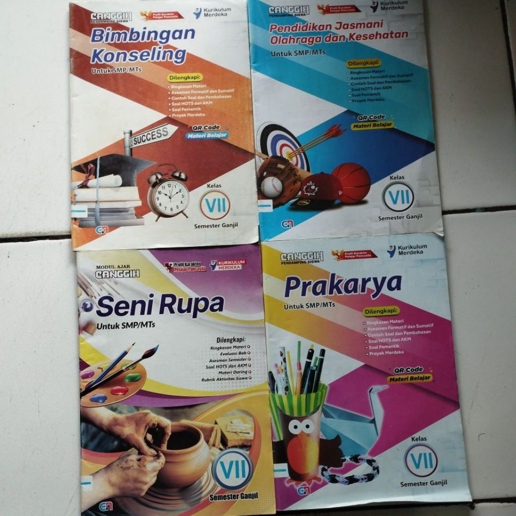 LKS ; KUNCI LKS : KELAS 7 SEMESTER 1, CANGGIH