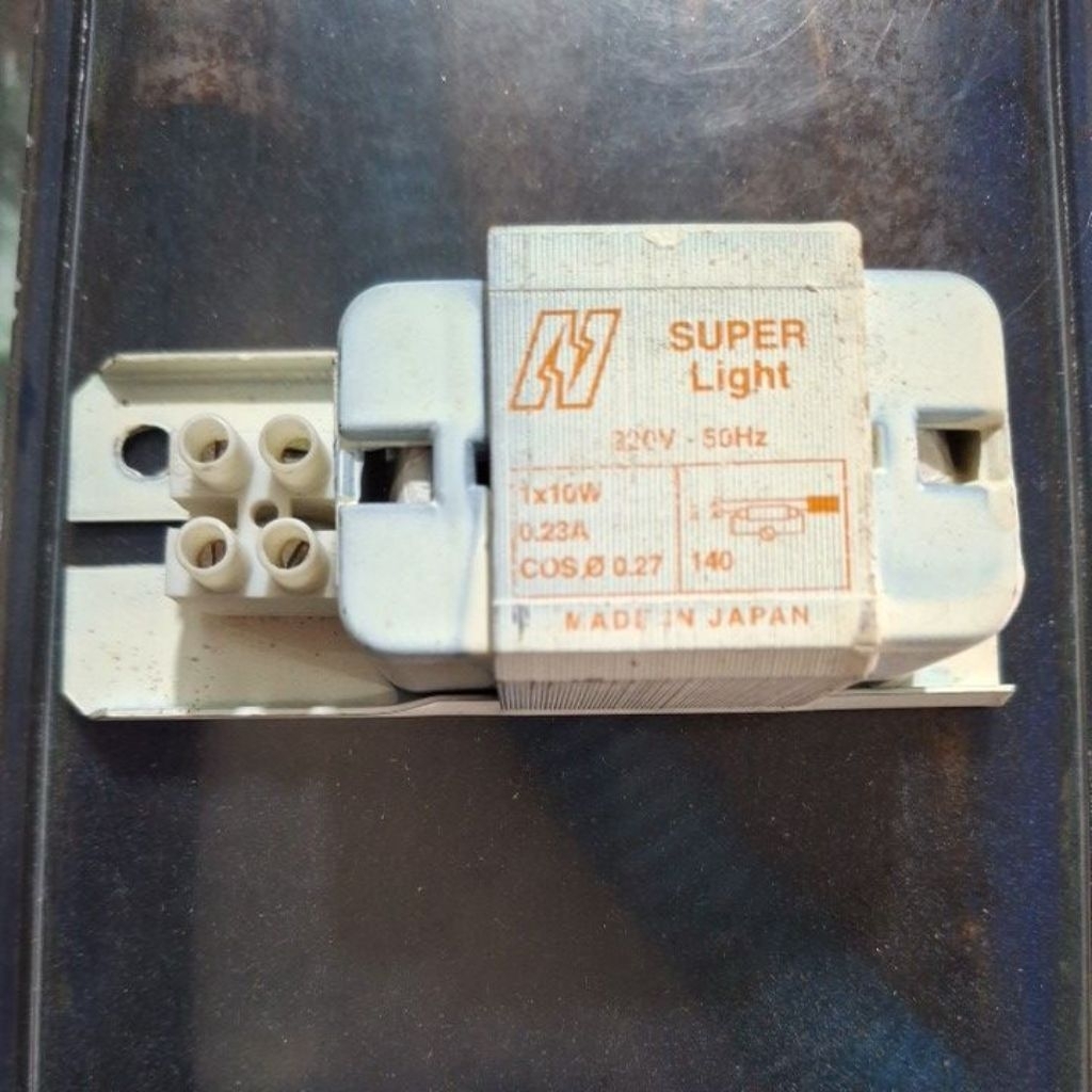 super light trafo/ballast lampu TL/Neon jadul 10w