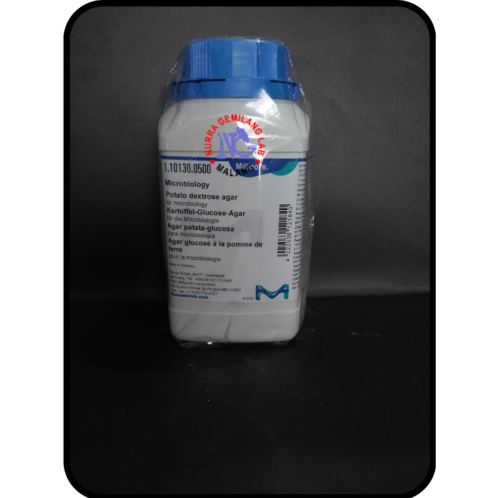 Potato Dextrose Agar (PDA) MERCK 500 gram/botol