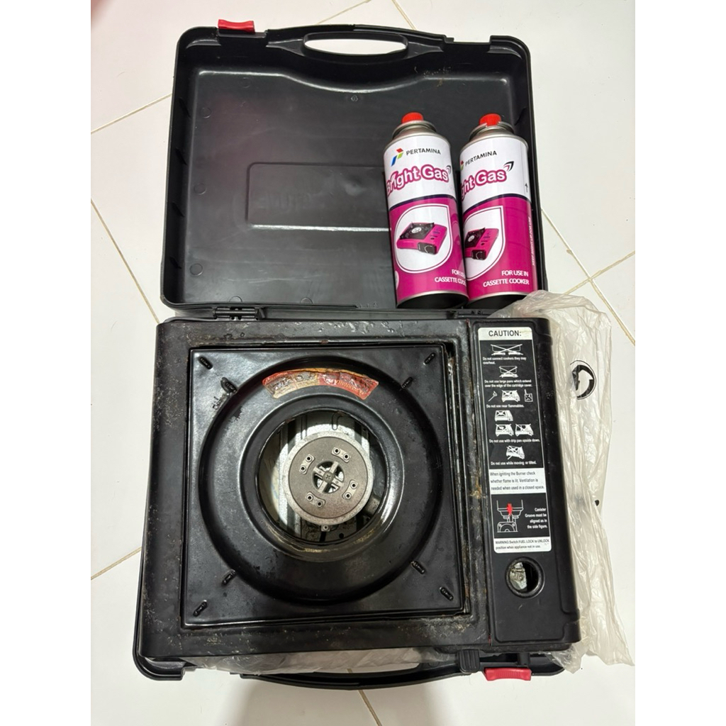 Winn gas kompor portable stove free bright gas pertamina tabung kaleng