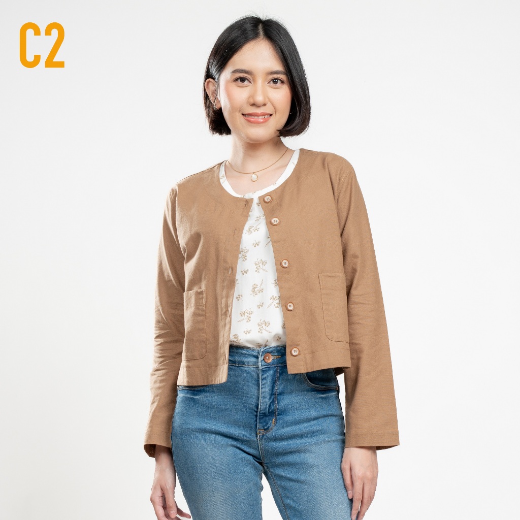 C2 Gisuke Brown Set Pieces Wanita