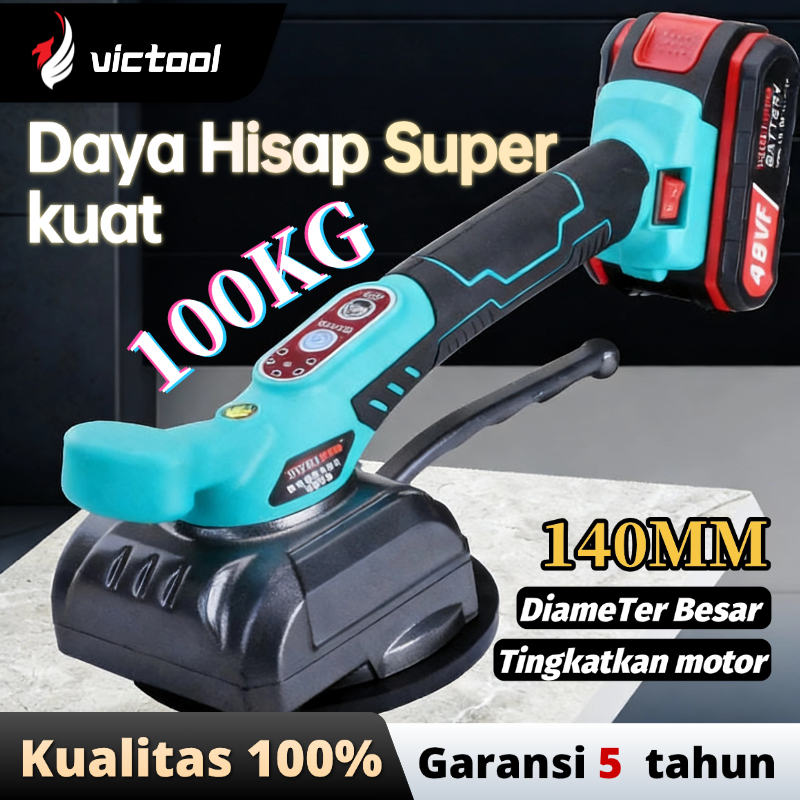 Victool Mesin Pasang Granit 100KG diameter 140mm Dapat Disesuaikan Dengan 5 Kecepatan Mesin Pemasang
