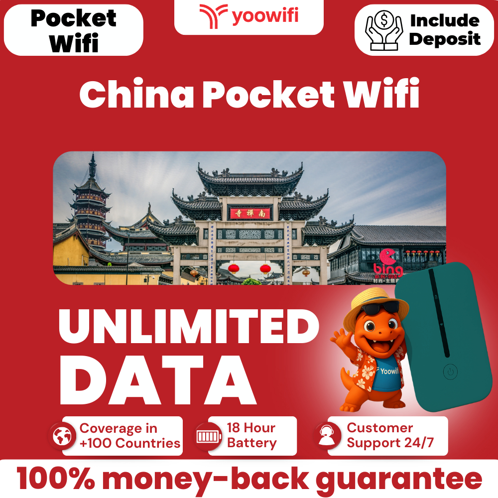 Yoowifi Pocket Wifi China Unlimited Highspeed Wifi Portable Internet Roaming