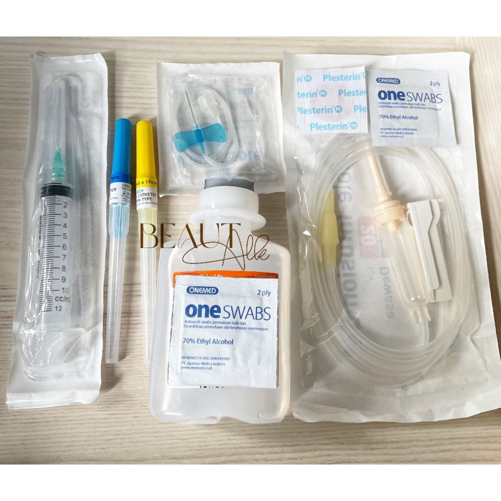 PROMO INFUS SET LENGKAP WHITENING KECANTIKAN