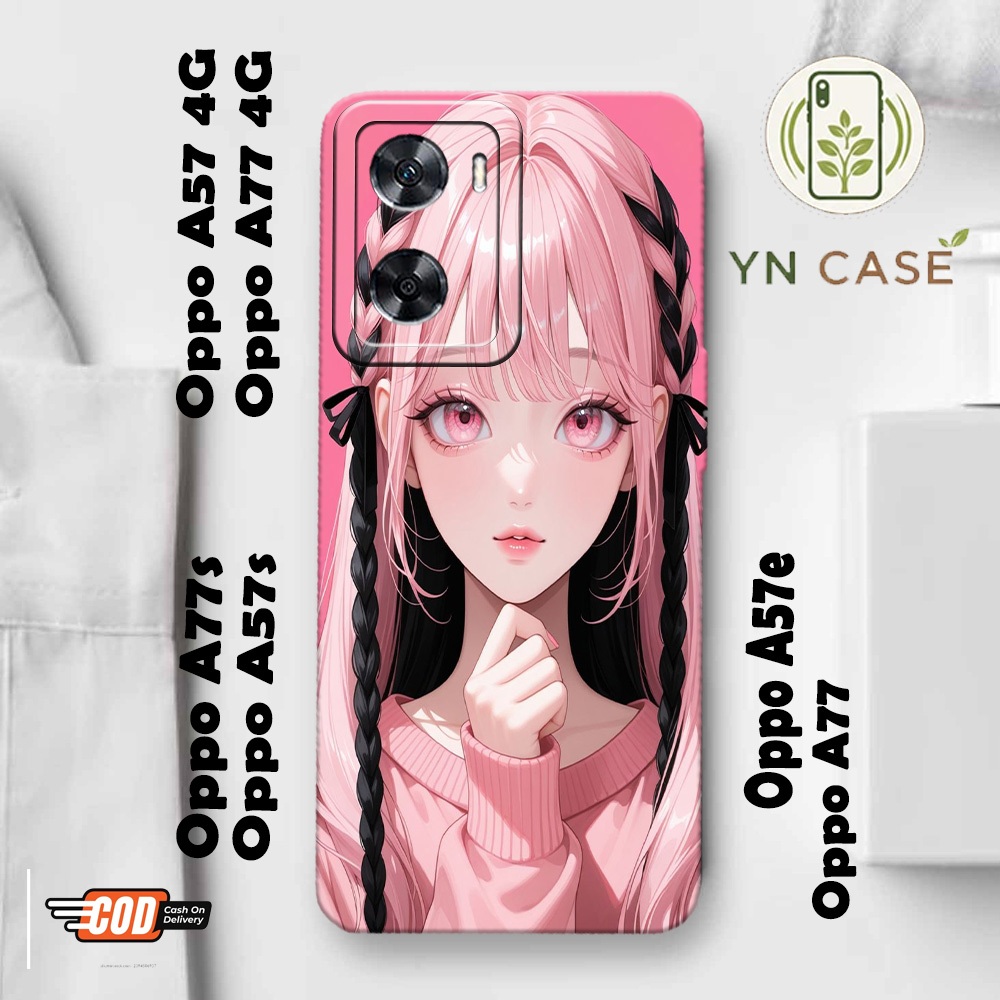 Oppo A57 4G / A57e / A57s / A77 4G / A77 / A77s - Case Cewe Untuk semua type hp Samsung Oppo Vivo Re