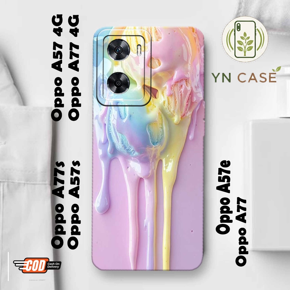Oppo A57 4G / A57e / A57s / A77 4G / A77 / A77s - Case Cream Untuk semua type hp Samsung Oppo Vivo R