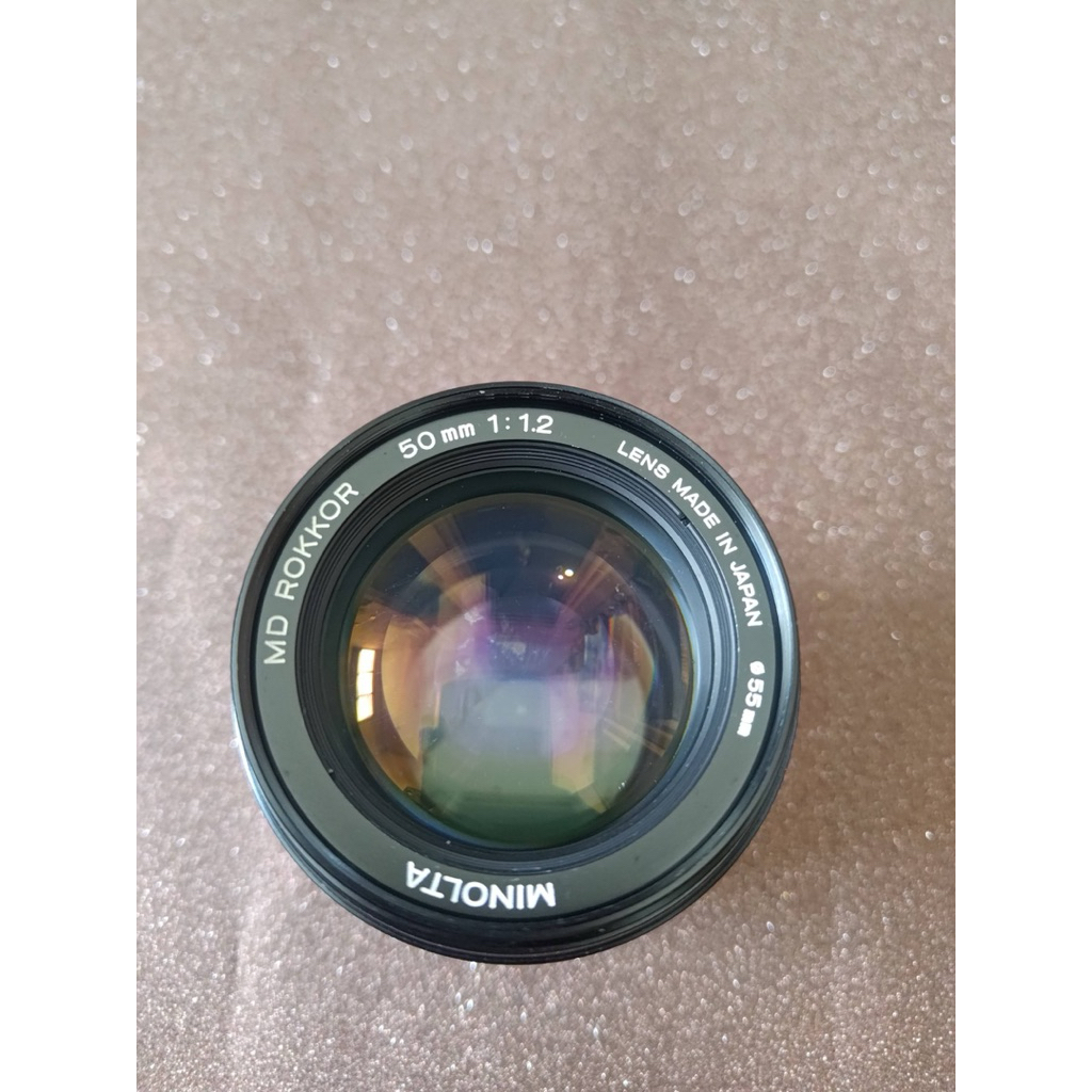 Lensa Manual Minolta MD Rokkor 50mm 1.2