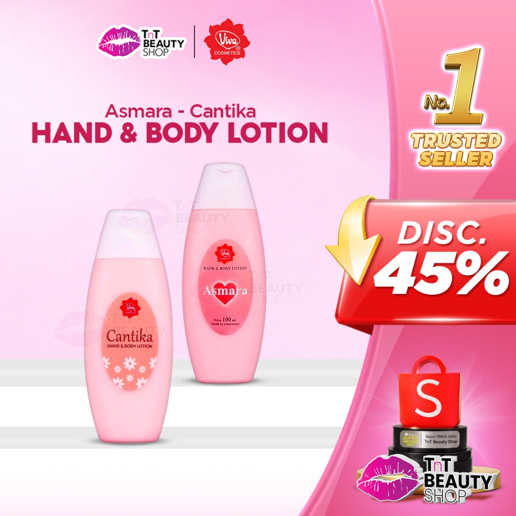 VIVA Hand & Body Lotion Asmara Cantika 100ml  | TnT Beauty Shop