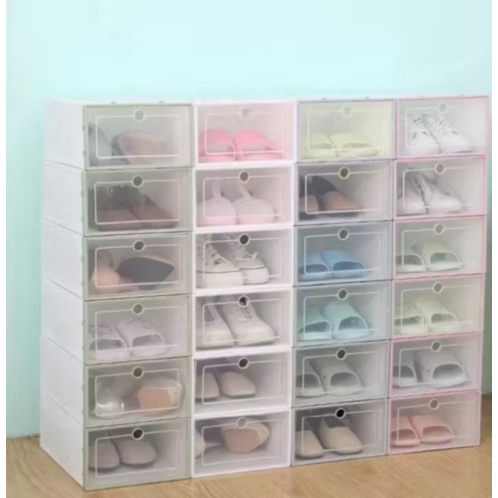 BOX SEPATU TRANSPARAN